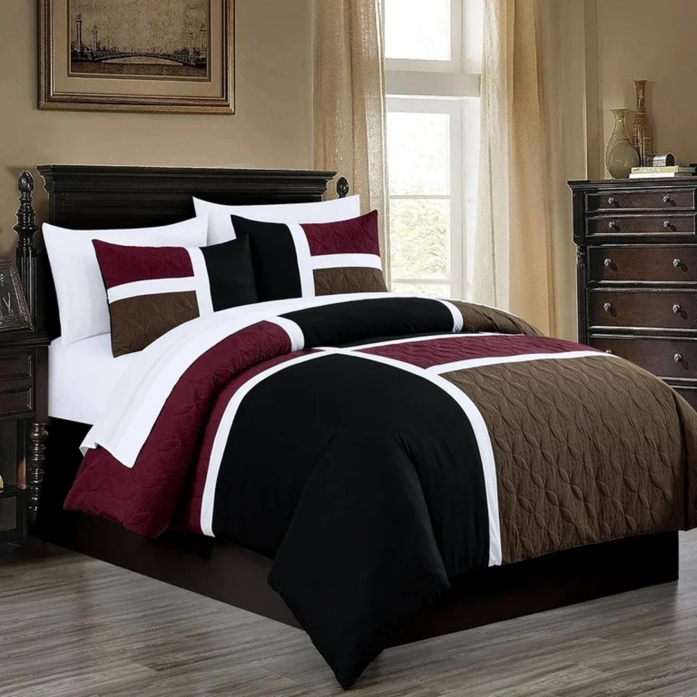 Cal king 3 piece comforter set